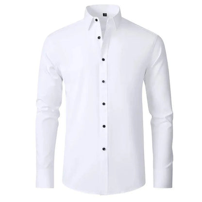 La camicia elasticizzata Oxford